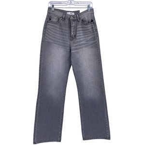 Kancan 90s flare light grey jeans size 7/27 NWT Tina ultra high rise